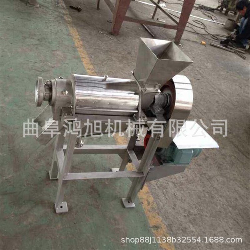 大型橙子不d锈钢榨汁机螺旋果蔬压榨机工业西瓜柠檬冷榨果汁机