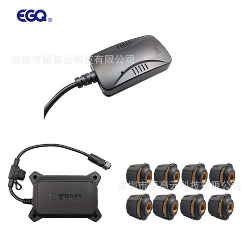 232/485/TTL接口各种车载系统集F成8轮外置式胎压监测系统自动换