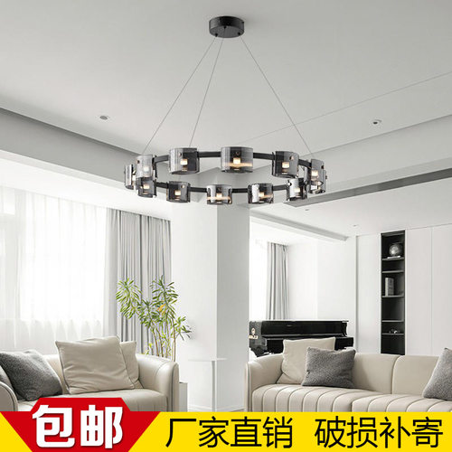意式极简客厅吊灯现代简约设