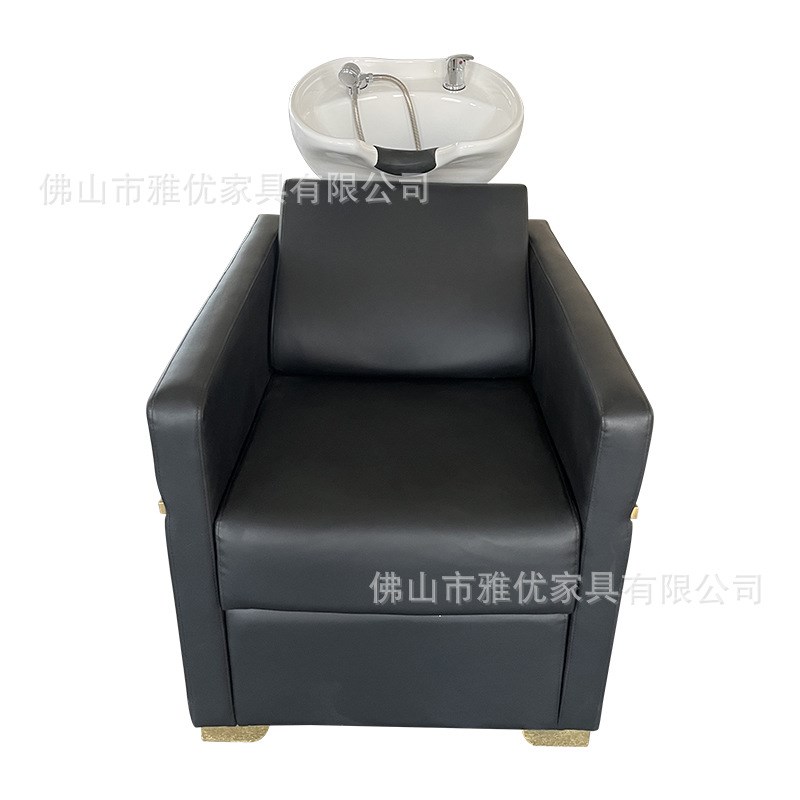 理发店专用半躺式洗头床s发廊美发沙龙店按摩洗头床坐式冲水床