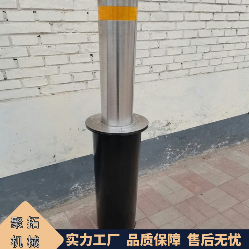 不锈钢反光液压升降防撞路桩