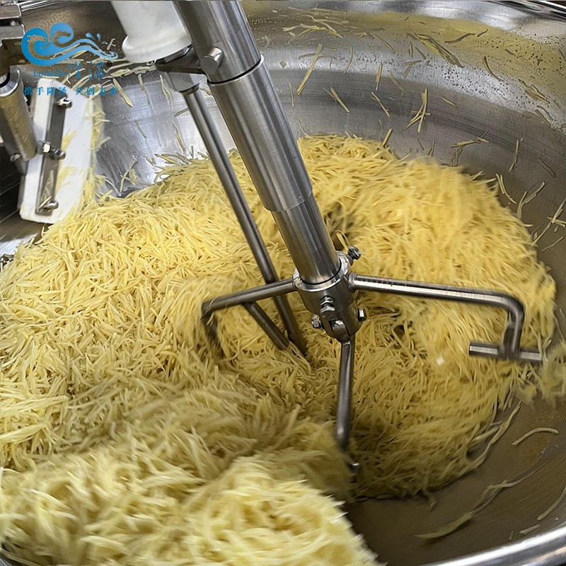电磁加热全自动炒菜机 自动炒菜锅E不糊锅 大型食堂行星搅拌炒锅