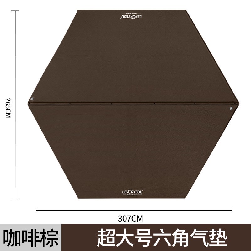 户外六角自动充气垫防潮r地垫加宽加厚帐篷垫子午休床野营露营睡