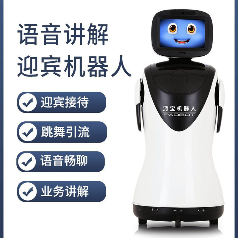 展厅迎宾机器人商用智能服务接待语音交互机器人跳舞引流人脸识别