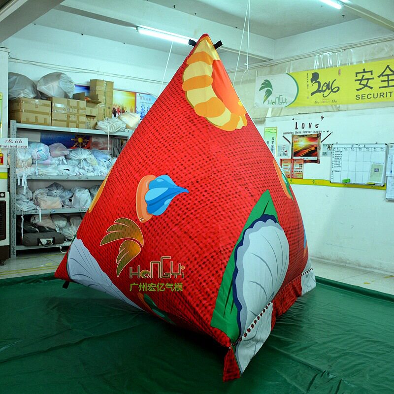 海上安全警示漂浮物模型充气水上三角粽子浮标浮管正方形浮筒圆柱