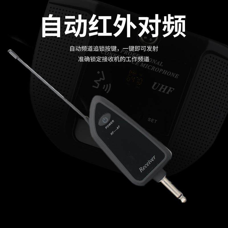 桌面专用鹅颈式U段无线麦克风调频防啸叫功放调音台有源音响话筒