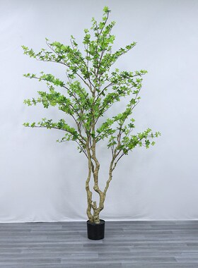 大型北欧仿真植物吊钟树s仿真枝叶马醉木假绿植橱窗盆栽装饰造景
