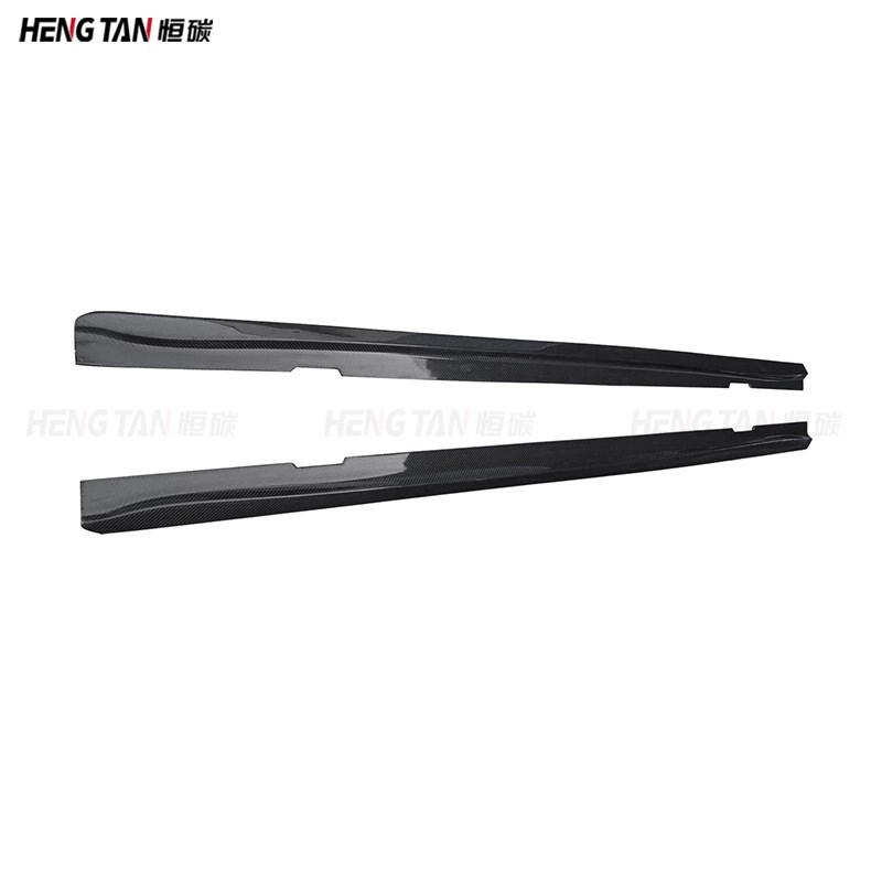 适用于宝马1系E82 1M碳纤维改装侧裙侧H分流器汽车外饰配件2011+
