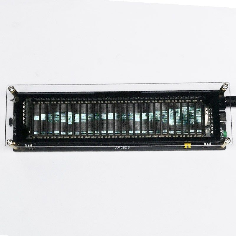声控拾音VFD2515音乐频谱显示屏5-12VK输入音响氛围电平跳动灯真