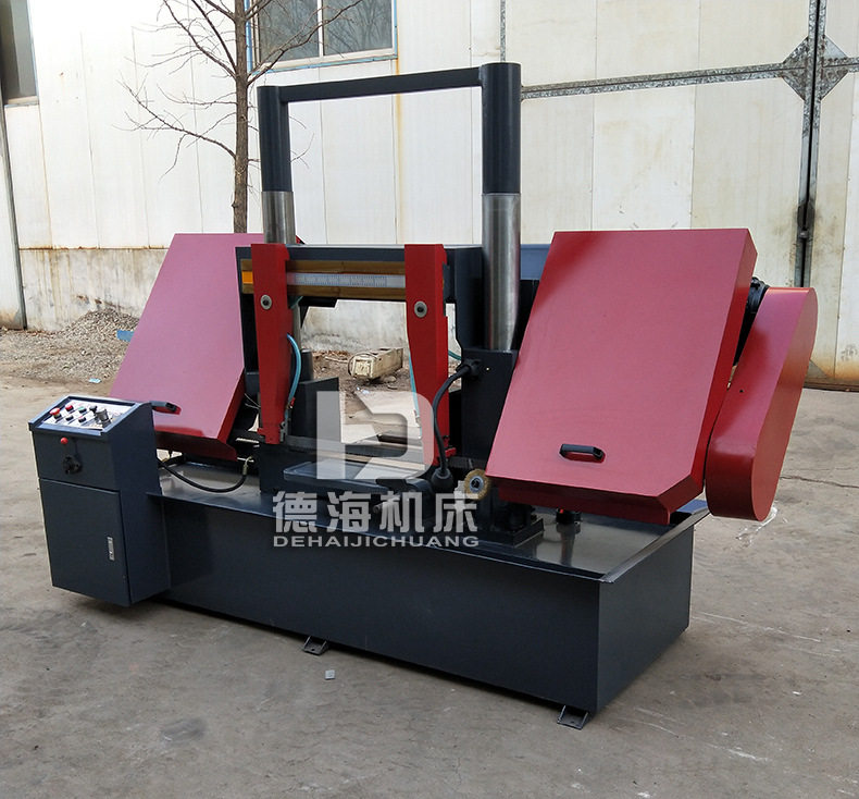 龙门线轨重型金属带锯床GB4250