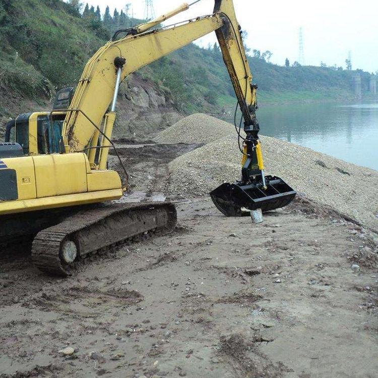 卡博恩河道清淤双开液压抓斗