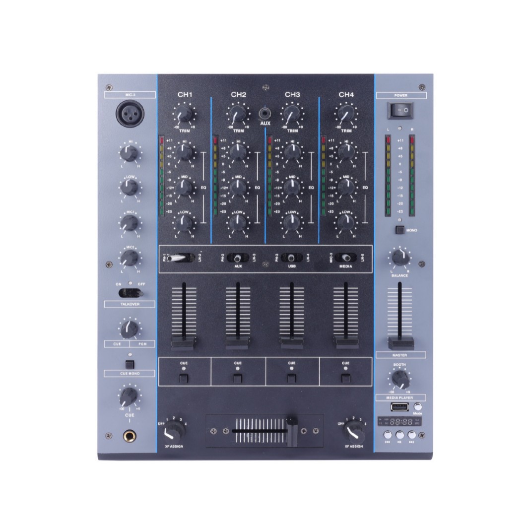 4通道USB调音台DJ打碟混音直播