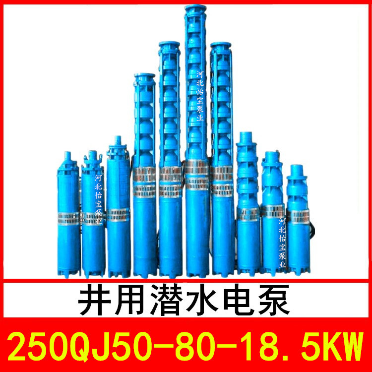 250QJ50-80/4 井用潜水电泵 深井泵 QJR热水泵 立式多级泵