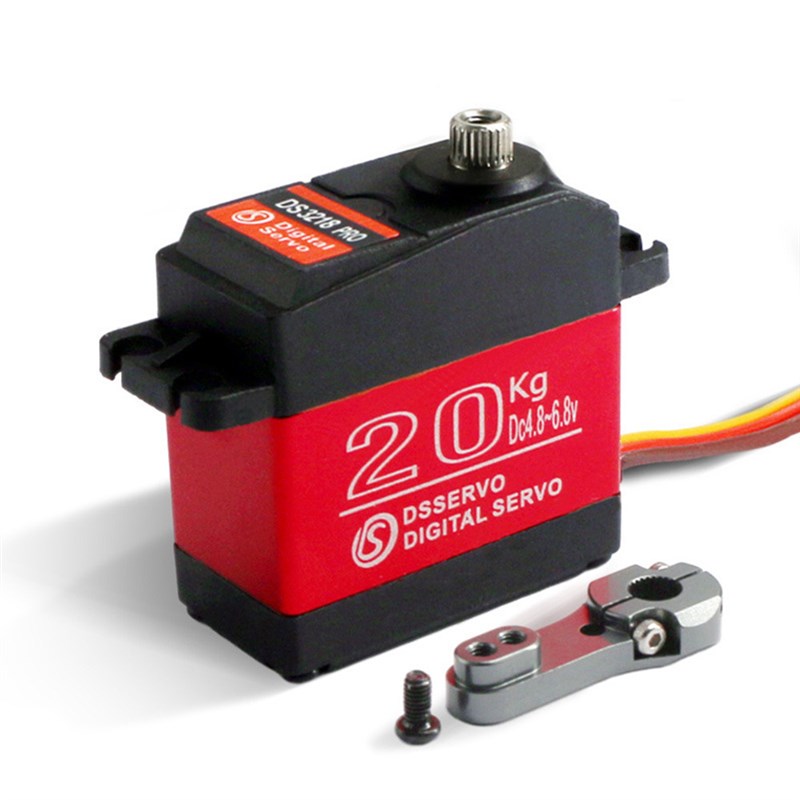 数字舵机DS3218 PRO不锈钢齿轮适用RC车模型1:8/1:10/1:12车型