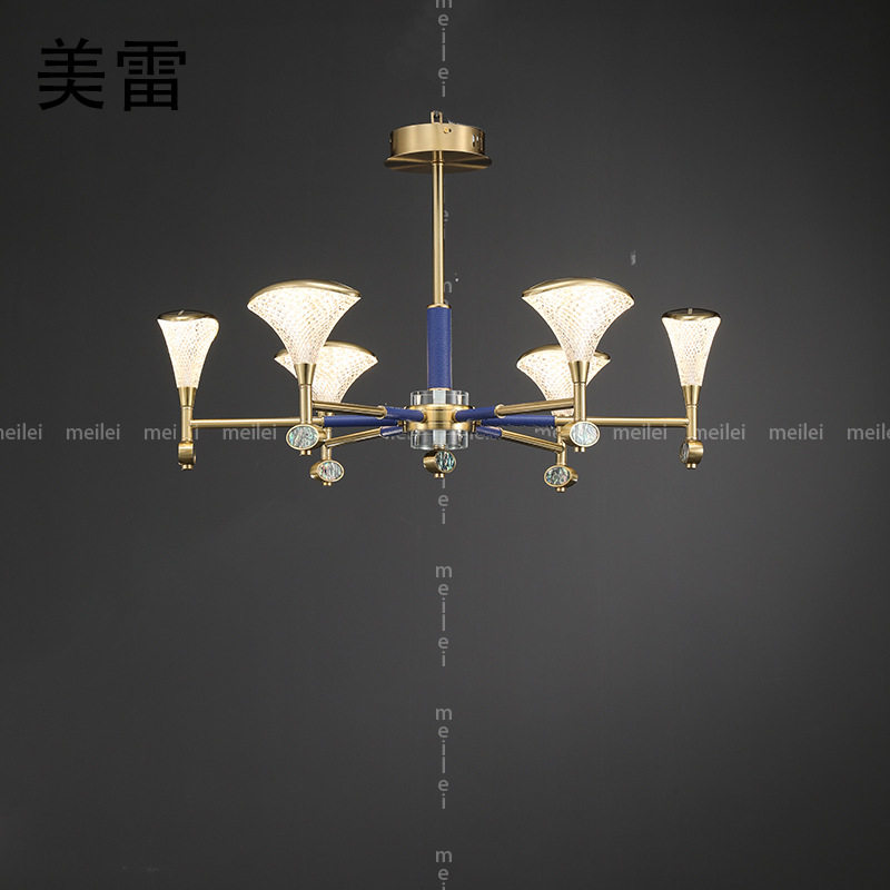 水晶吊灯餐厅灯玄关灯门厅灯过道走廊灯后现代三头北欧吧台书房灯