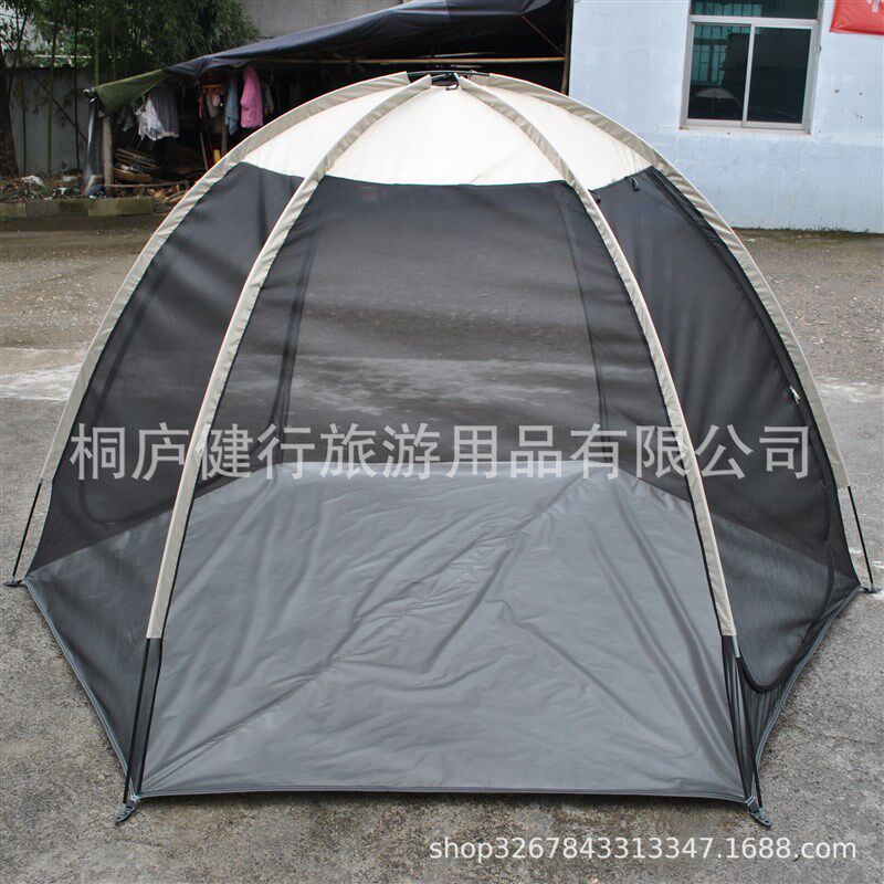 6人全网纱六角i帐篷蚊帐,超轻防蚊虫透气观景帐篷,庭院凉亭帐篷