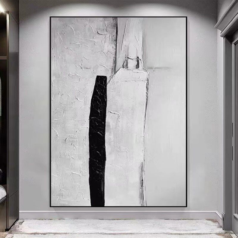 纯手工高档油画极简抽象画肌理立体画办公室酒店餐厅客厅卧室玄关