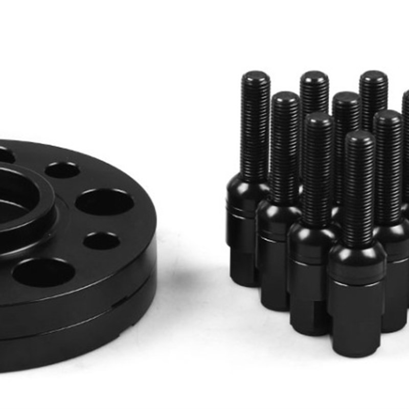 适用奔驰轮毂法兰盘5x112 66.56mm 15mm/20mm 2只装配M12*1.5螺栓