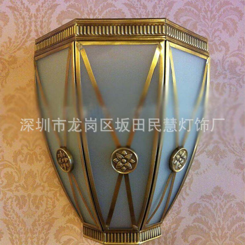 全铜打造欧式全铜手工焊锡灯/工艺壁灯/欧式壁灯/全铜壁灯