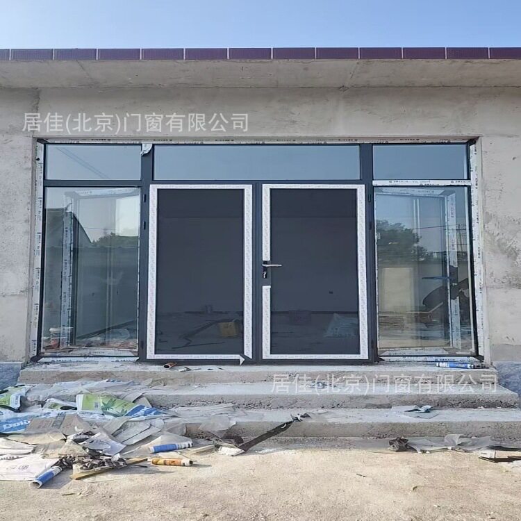 北京古北水镇断桥铝窗平开窗四合院阳台系统门窗落地窗安装制作
