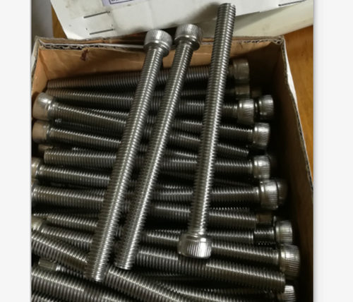 DIN912 不锈钢内六角圆柱头加长 螺丝  全牙 M8X95