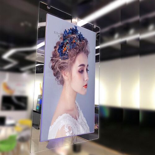 43/49/55寸高清壁纸OLED透明显示屏4S店橱窗立式吊挂Y双面屏广告