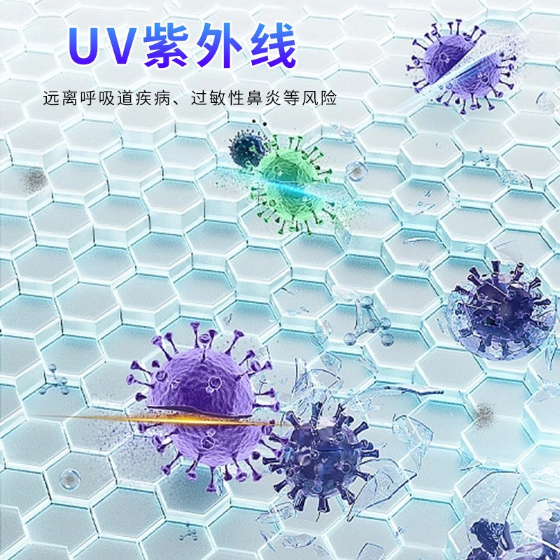 空气净化器静电i除尘UV负离子杀菌空气净化器负离子大风量净化器