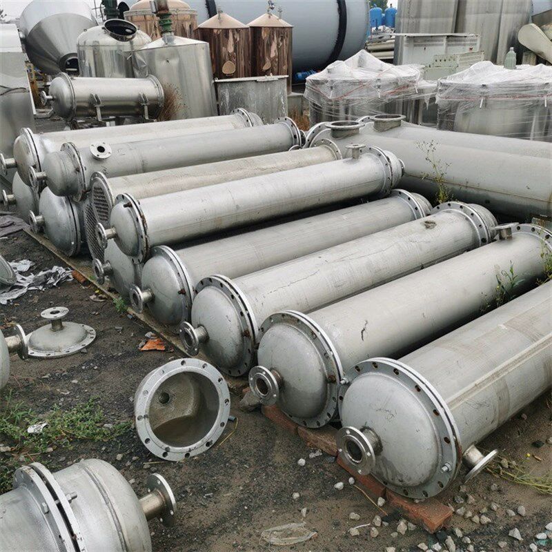 304不锈钢列h管式冷凝器 50平方导热油冷凝器 蒸发式循环换热器