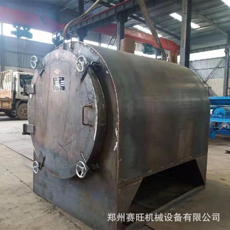 卧式无烟木c材碳化炉机制木炭生产整套机器杂木青冈木热风炉制碳