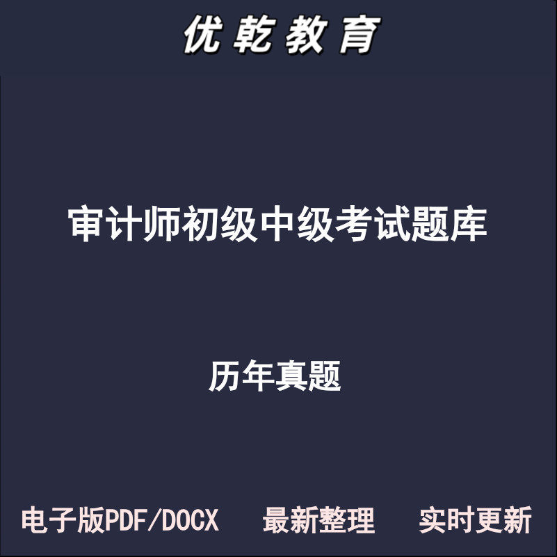 审计师初级中级理论实务