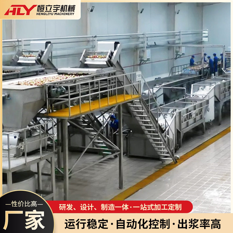 果树鲜果原浆果汁加工榨汁设备