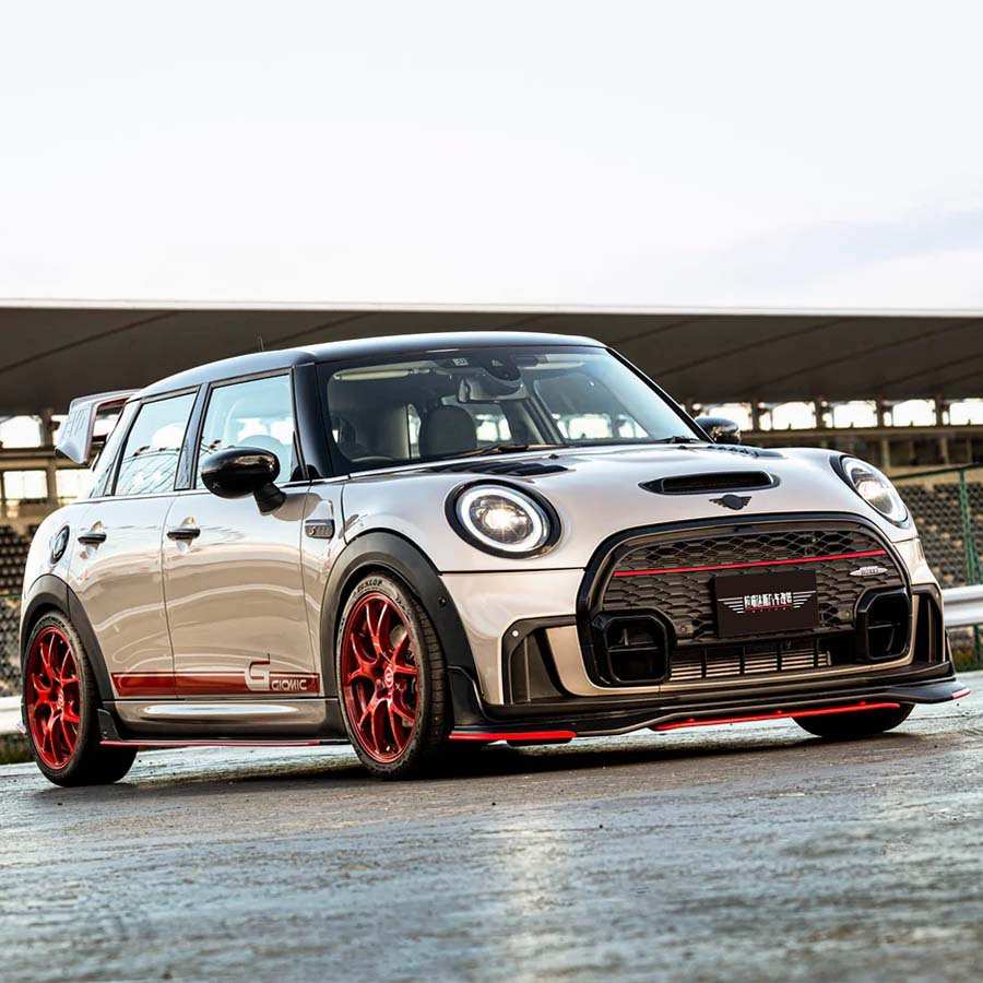适用于MINI JCW碳纤维前唇侧裙后扩散器扰流板汽车配件车身套件