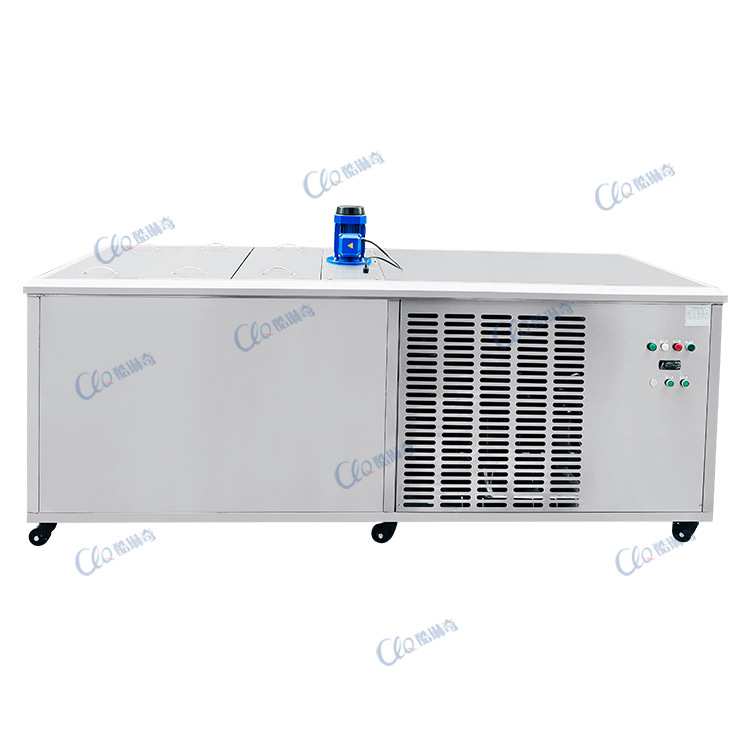 工业盐水式1吨制冰机全不锈钢材质模具 蔬菜海鲜运输冷冻冰块制作
