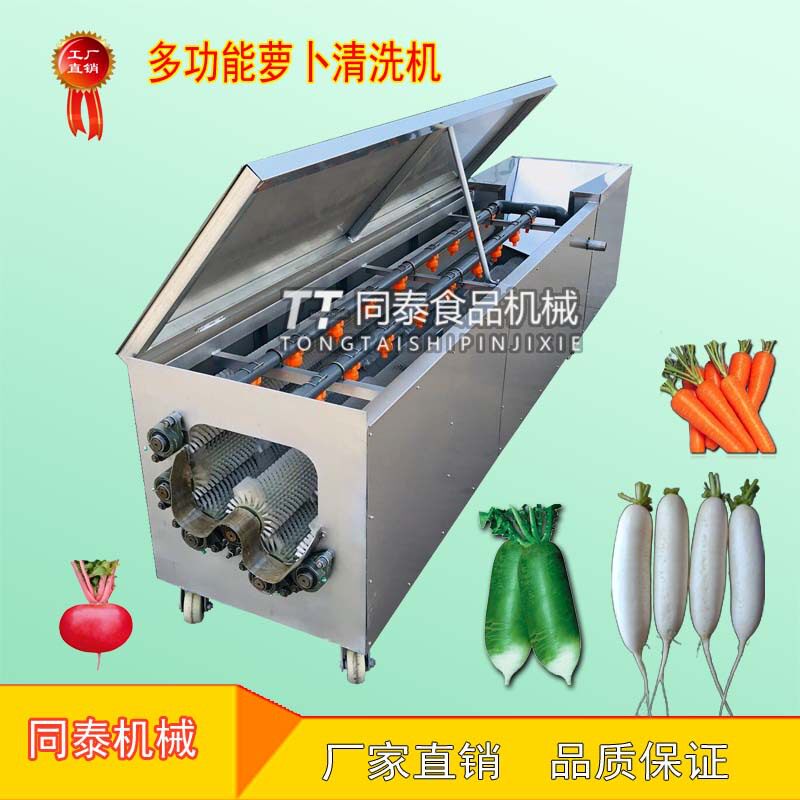 小型全自动萝卜清洗去泥机