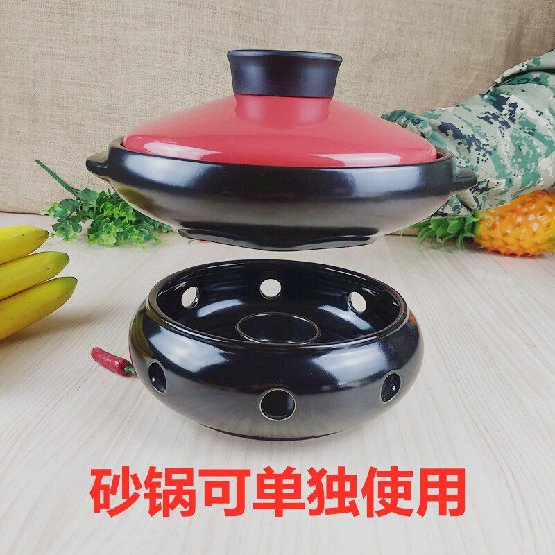酒精炉小火锅家用干锅锅陶瓷固体酒精锅酒精灯酒精炉子套装