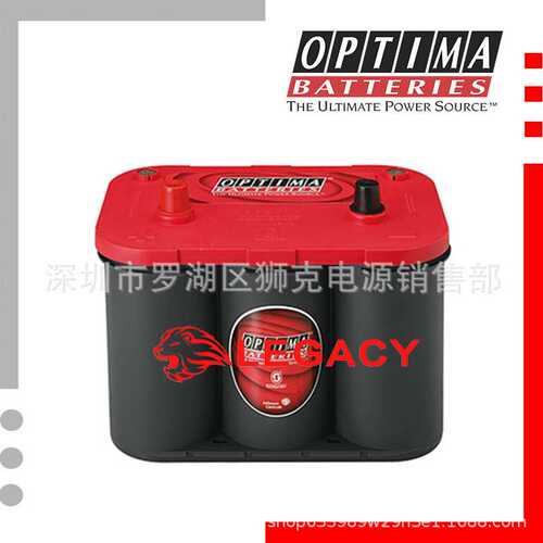 Optima蓄电池红色顶25奥铁马电池8025-160矿机机械 装载机12V44AH