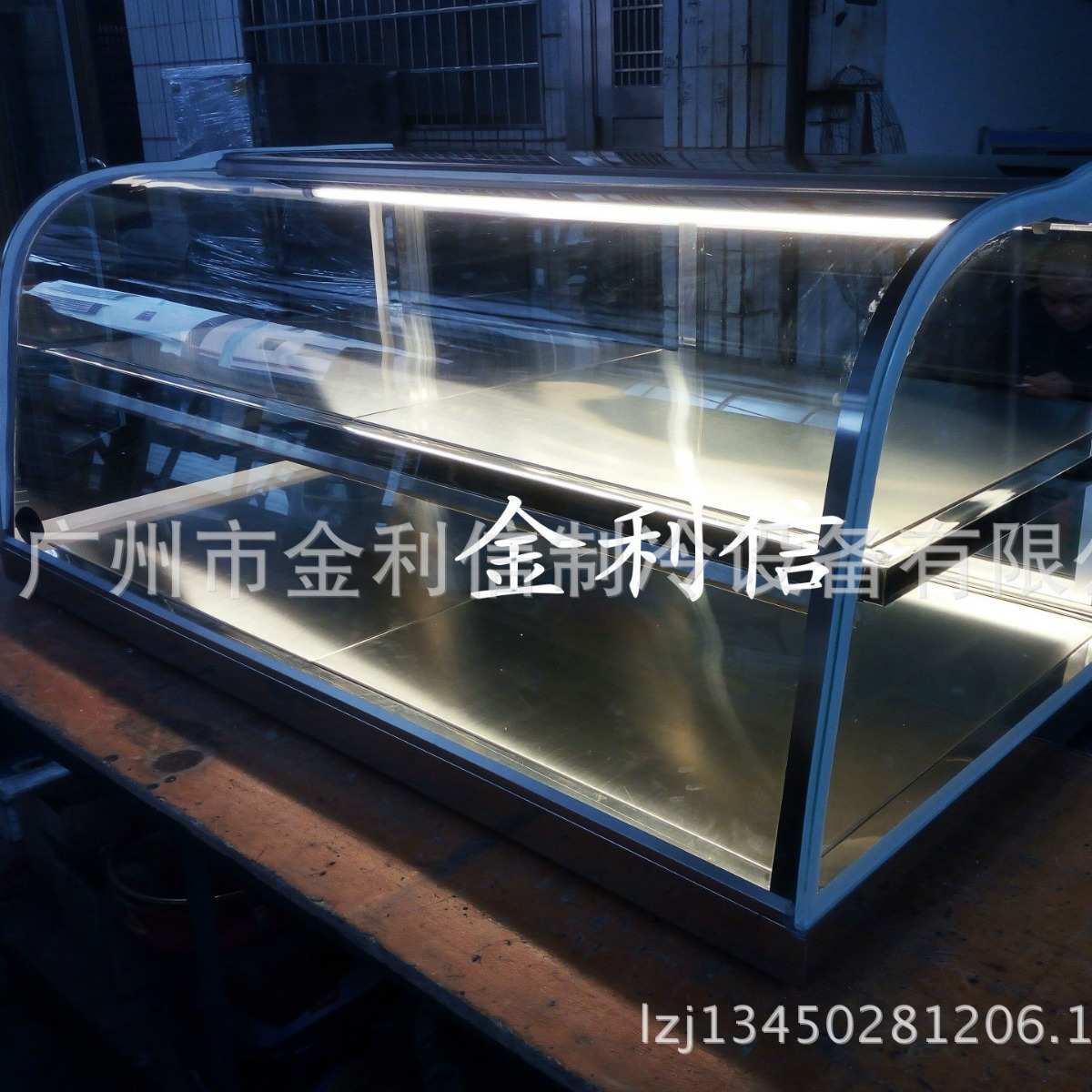 供应桌上型双层双温双控盒饭保温暖炉酥皮面包电热展示柜披萨设备