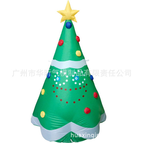 充气圣诞树圣诞充气用品圣诞诞老人雪人气模厂家可来图来稿
