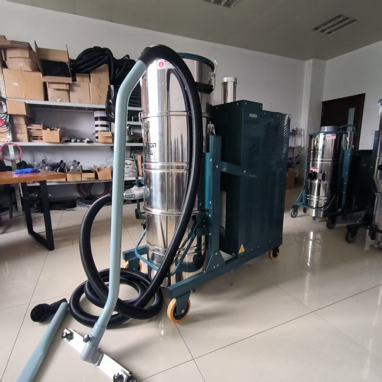 克莱森工业脉冲反吹上下桶吸尘器
