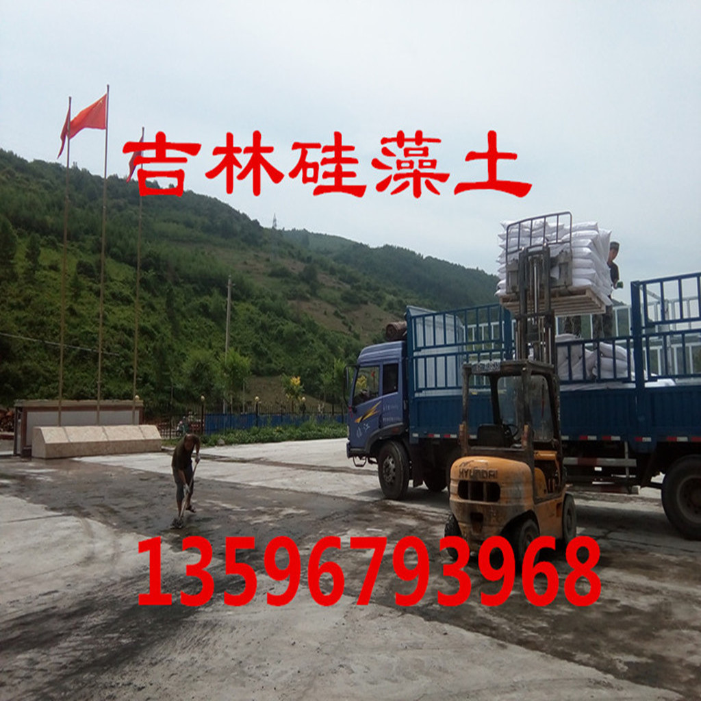 长白硅藻土源头厂家助滤剂300号500号700号硅藻土填