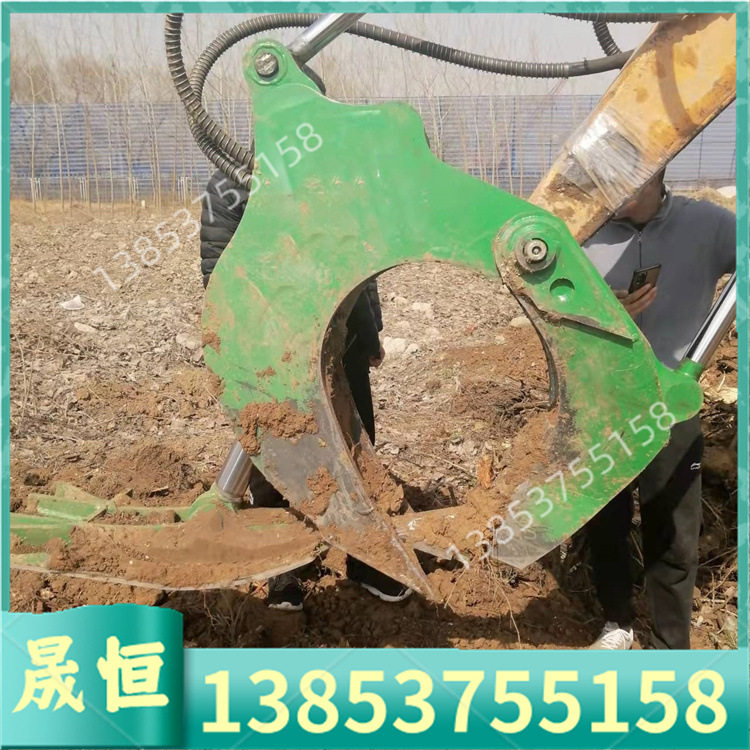 挖机液压树根直拔多功能器