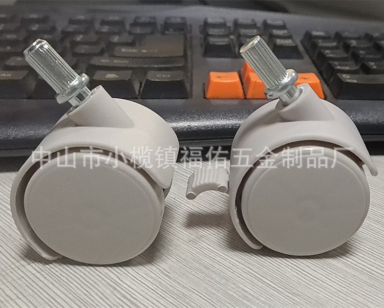 尼龙丝杆刹车脚轮多规格
