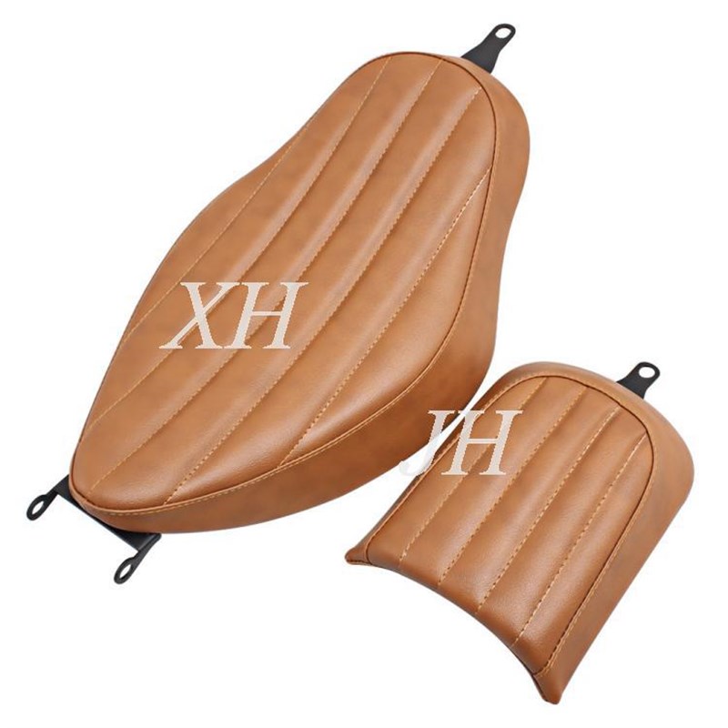 适用哈雷XL883 1200N X48改装前后坐垫2004-18U年分体双人座垫皮