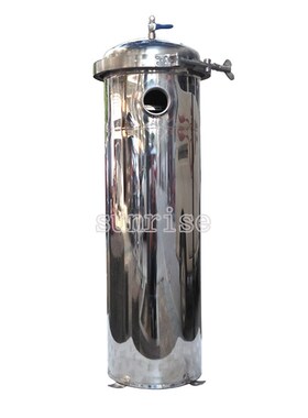 袋式精密过滤器304不锈钢前置2号袋网井水自来水食用油酒漆化工