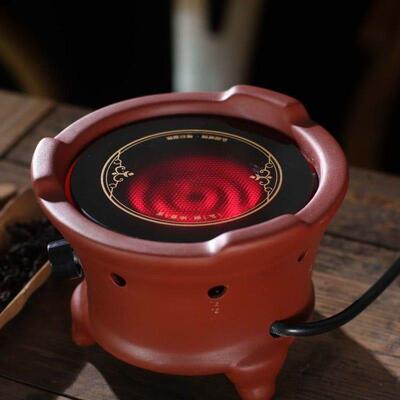 新正迷你静音品稻小电陶炉罐罐茶啡茶家用电碳炉咖煮调节电烤炉