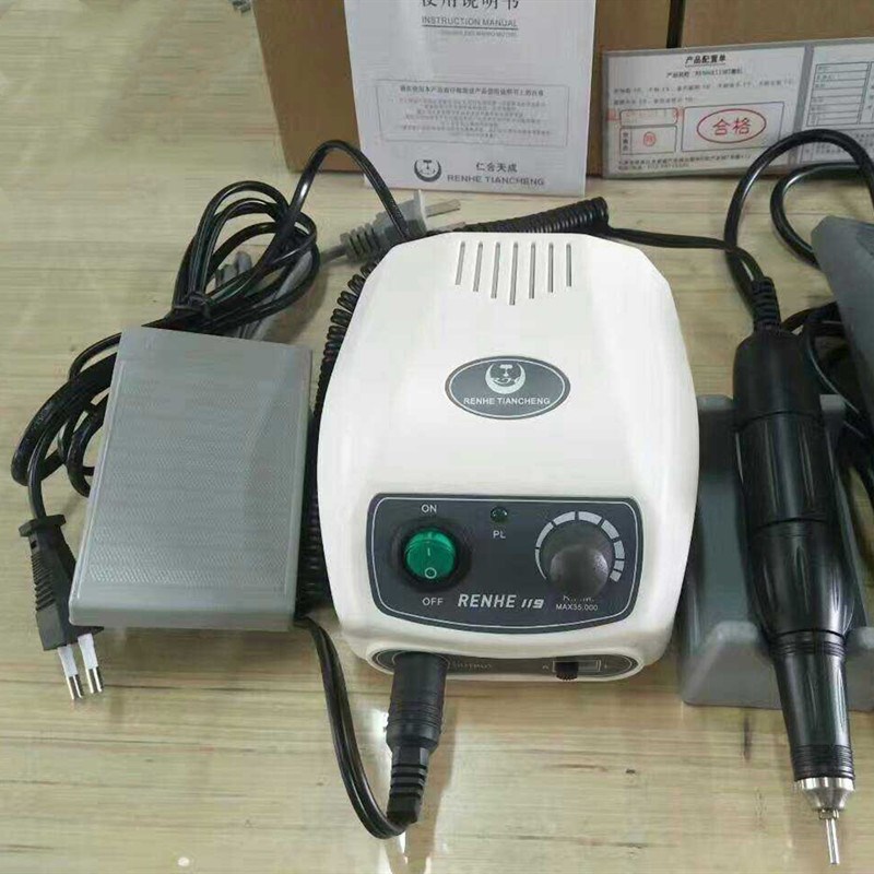 首饰工具器械RENHE 119台式打磨机 玉石雕刻机木雕核雕自动打孔机