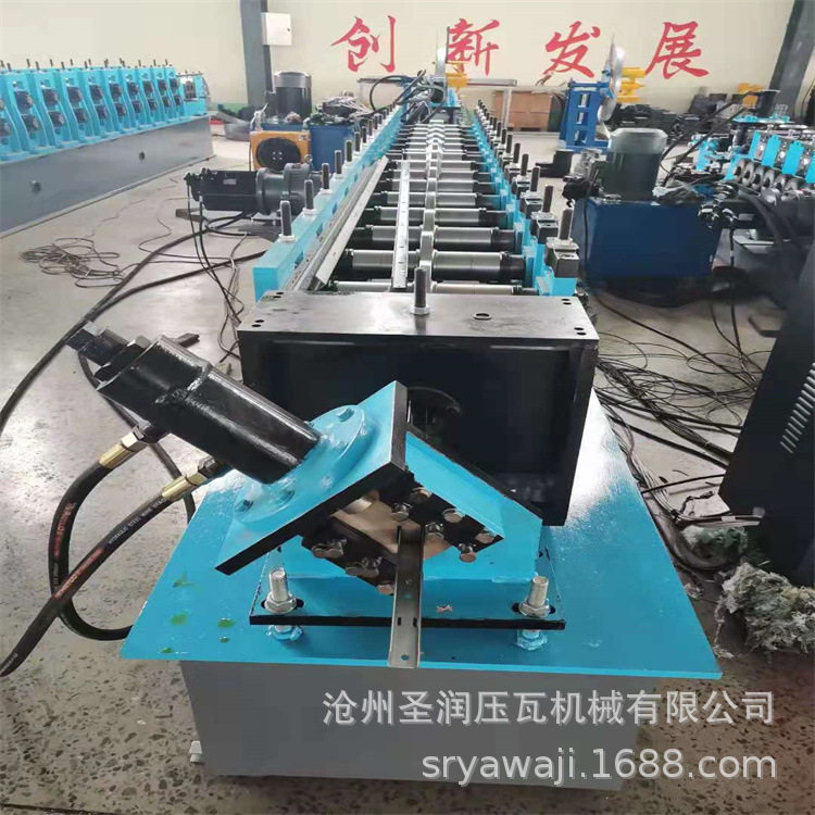 养殖鸡龙骨架成型设备 彩钢冷弯成型机 鸡龙骨架成型流水线