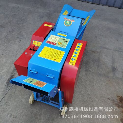 干草粉碎机 220v养殖场苞谷A秸秆铡草机 多用途干湿两用碎草机