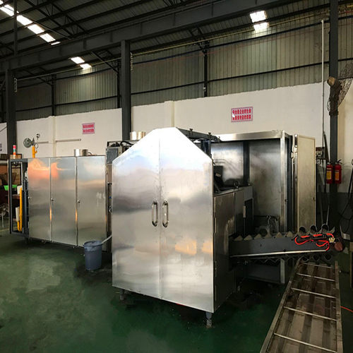 SD80-37X2隧道式全自动甜筒烘烤机 蛋卷脆筒壳烘烤设备 厂家直销