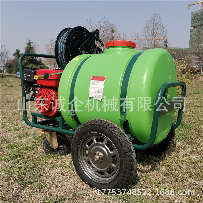 多用途移动式汽油动力家用洗车机160升手拉式商用洗地机济宁批发